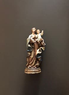 St. Joseph with Child Statue, 6" Resin