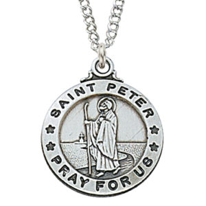 St. Peter Sterling Necklace, 20"