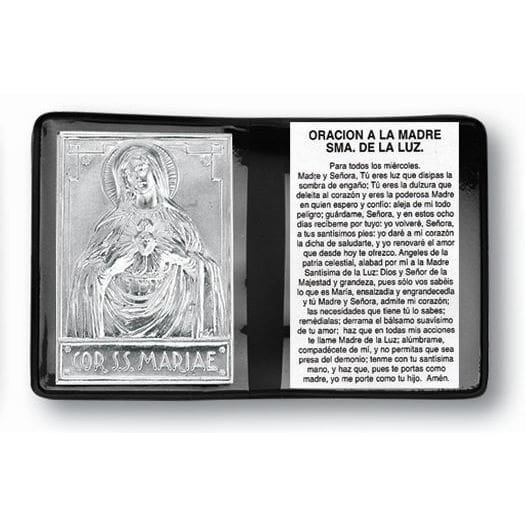 Prayer Folder - PLACA DE METAL INMACULADA DE MARÍA (ESPAÑOL)
