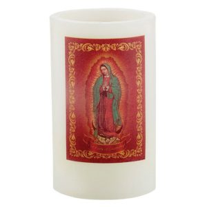 Our Lady of Guadalupe LED Candle
