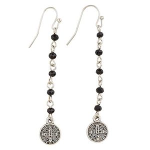 Creed® Drops Of Blessings Earrings - Black/Silver