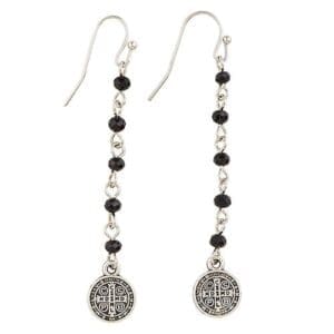 Creed® Drops Of Blessings Earrings - Black/Silver
