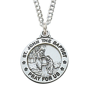 St. John the Baptist Sterling Necklace, 20"