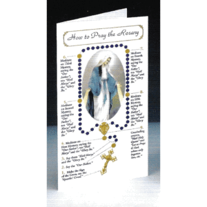 How to Pray the Rosary, white RA