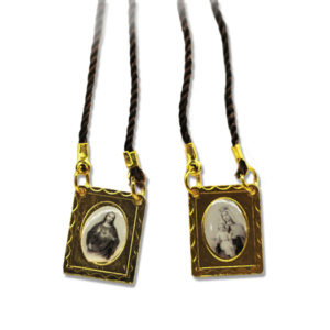 Gold Metal Scapulars