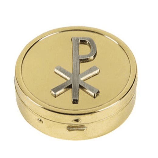 Chi Rho Embossed Pyx