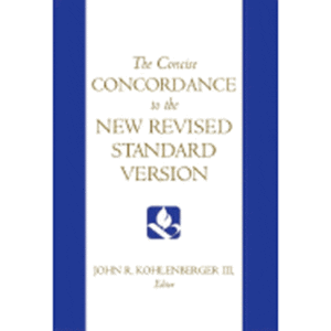 The Concise Concordance to the NRSV