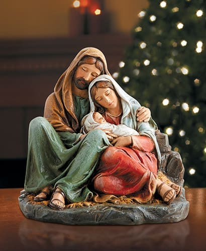 Sleeping Holy Family Figurine