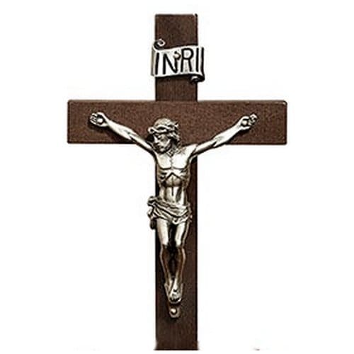 Walnut Crucifix, 6.25"