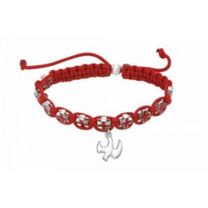 Red Cross Rope Holy Spirit Bracelet