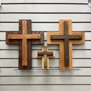Handcrafted Monastery Cross on Cross